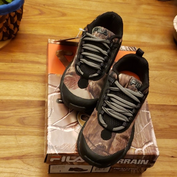 fila camo shoes